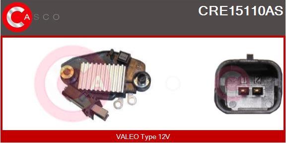 Casco CRE15110AS - Регулятор напряжения, генератор autosila-amz.com