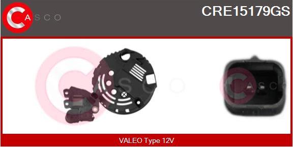 Casco CRE15179GS - Регулятор напряжения, генератор autosila-amz.com