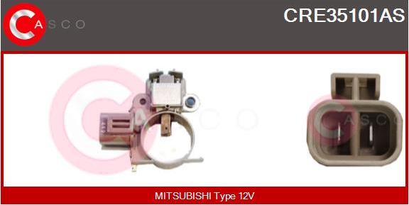 Casco CRE35101AS - Регулятор напряжения, генератор autosila-amz.com