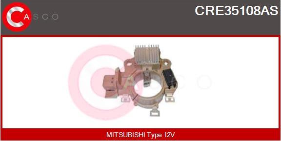 Casco CRE35108AS - Регулятор напряжения, генератор autosila-amz.com