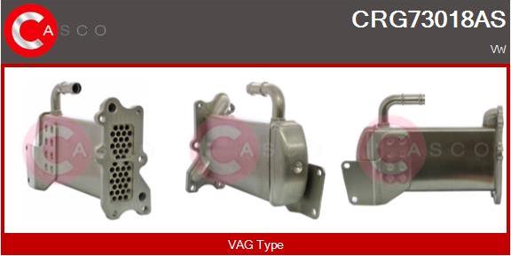Casco CRG73018AS - Радиатор, рециркуляция ОГ autosila-amz.com