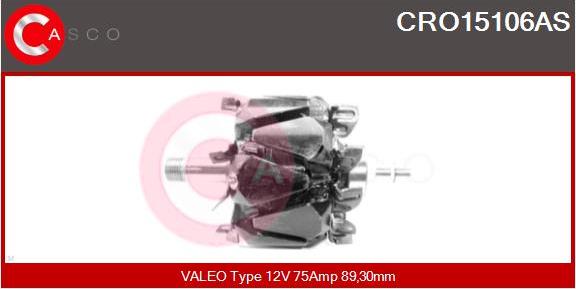 Casco CRO15106AS - Ротор, генератор autosila-amz.com