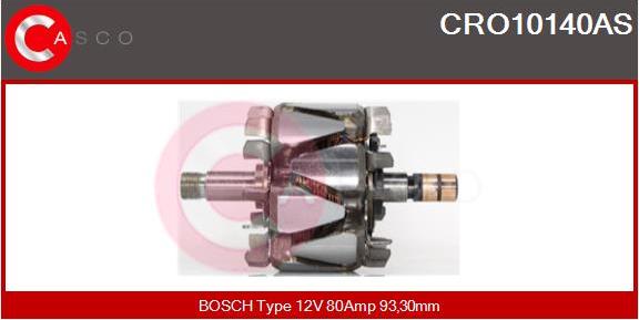 Casco CRO10140AS - Ротор, генератор autosila-amz.com