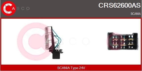 Casco CRS62600AS - Сопротивление, реле, вентилятор салона autosila-amz.com
