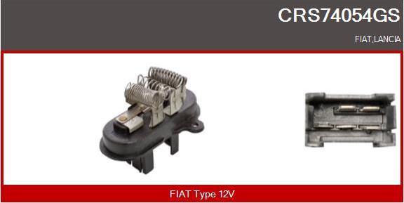Casco CRS74054GS - Сопротивление, реле, вентилятор салона autosila-amz.com