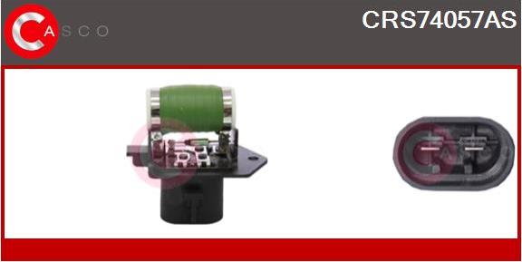 Casco CRS74057AS - Дополнительный резистор, электромотор - вентилятор радиатора autosila-amz.com