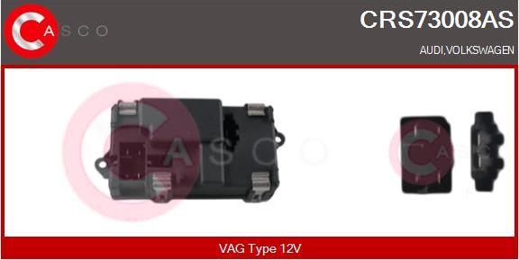 Casco CRS73008AS - Сопротивление, реле, вентилятор салона autosila-amz.com