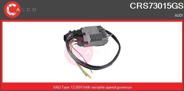 Casco CRS73015GS - Дополнительный резистор, электромотор - вентилятор радиатора autosila-amz.com