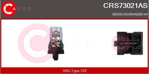 Casco CRS73021AS - Сопротивление, реле, вентилятор салона autosila-amz.com