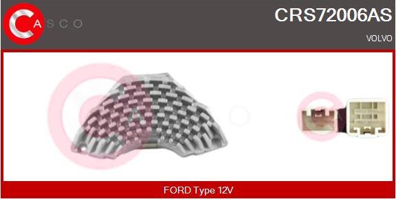 Casco CRS72006AS - Сопротивление, реле, вентилятор салона autosila-amz.com