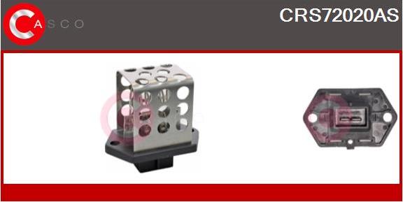 Casco CRS72020AS - Дополнительный резистор, электромотор - вентилятор радиатора autosila-amz.com