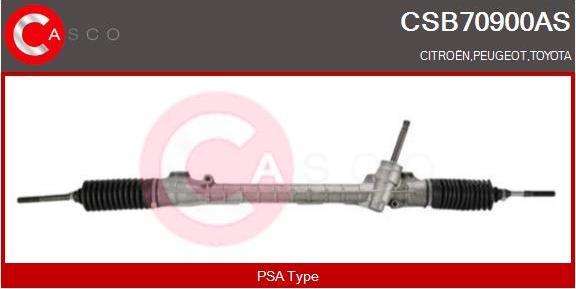 Casco CSB70900AS - Рулевой механизм, рейка autosila-amz.com