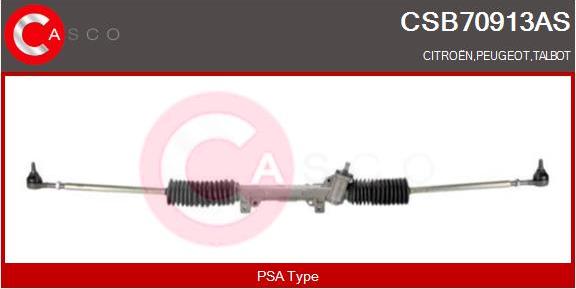 Casco CSB70913AS - Рулевой механизм, рейка autosila-amz.com