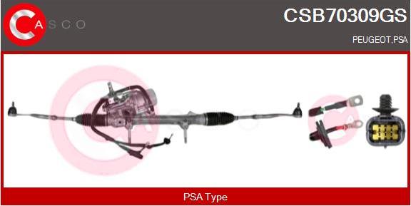 Casco CSB70309GS - Рулевой механизм, рейка autosila-amz.com