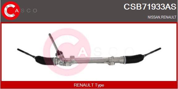 Casco CSB71933AS - Рулевой механизм, рейка autosila-amz.com