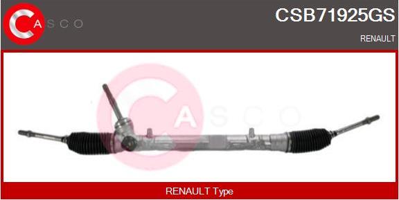 Casco CSB71925GS - Рулевой механизм, рейка autosila-amz.com