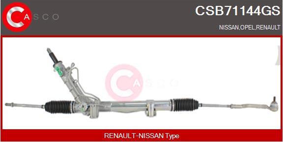 Casco CSB71144GS - Рулевой механизм, рейка autosila-amz.com