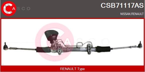 Casco CSB71117AS - Рулевой механизм, рейка autosila-amz.com