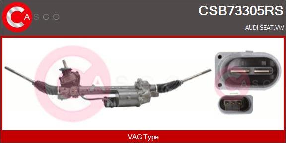 Casco CSB73305RS - Рулевой механизм, рейка autosila-amz.com