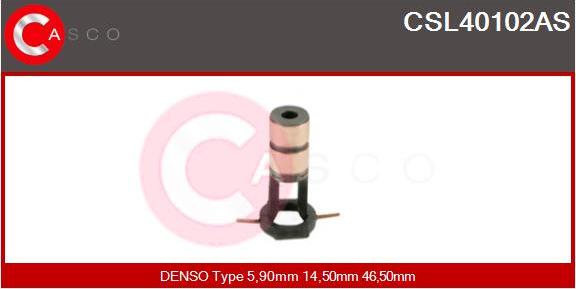 Casco CSL40102AS - Контактное кольцо, генератор autosila-amz.com