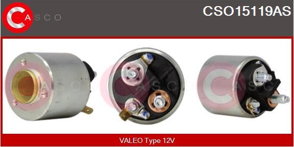 Casco CSO15119AS - Тяговое реле, соленоид, стартер autosila-amz.com