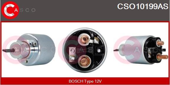 Casco CSO10199AS - Тяговое реле, соленоид, стартер autosila-amz.com