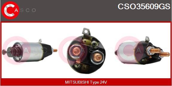 Casco CSO35609GS - Тяговое реле, соленоид, стартер autosila-amz.com