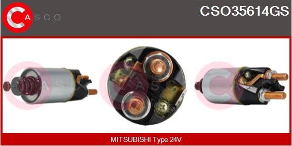 Casco CSO35614GS - Тяговое реле, соленоид, стартер autosila-amz.com