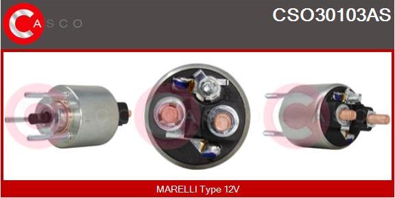 Casco CSO30103AS - Тяговое реле, соленоид, стартер autosila-amz.com