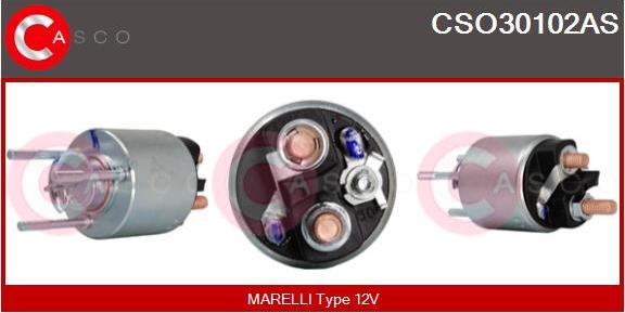 Casco CSO30102AS - Тяговое реле, соленоид, стартер autosila-amz.com