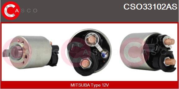 Casco CSO33102AS - Тяговое реле, соленоид, стартер autosila-amz.com