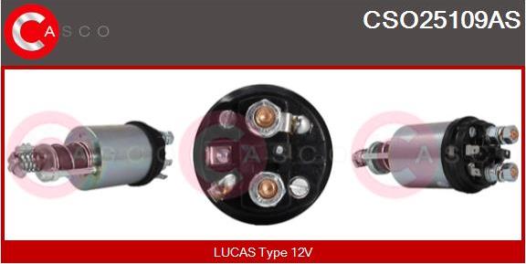 Casco CSO25109AS - Тяговое реле, соленоид, стартер autosila-amz.com