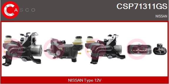 Casco CSP71311GS - Гидравлический насос, рулевое управление, ГУР autosila-amz.com