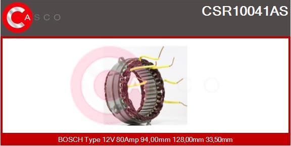 Casco CSR10041AS - Статор, генератор autosila-amz.com