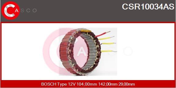 Casco CSR10034AS - Статор, генератор autosila-amz.com