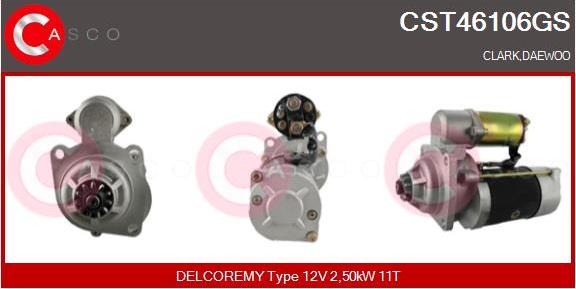 Casco CST46106GS - Стартер autosila-amz.com