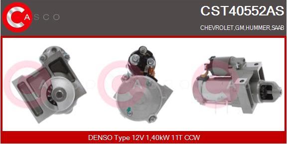 Casco CST40552AS - Стартер autosila-amz.com