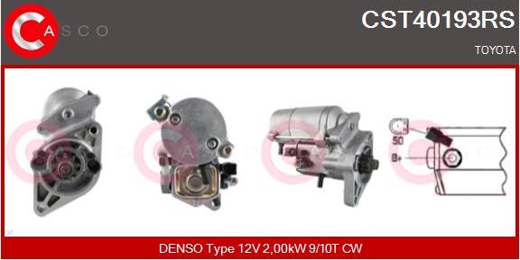 Casco CST40193RS - Стартер autosila-amz.com