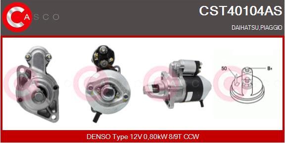 Casco CST40104AS - Стартер autosila-amz.com