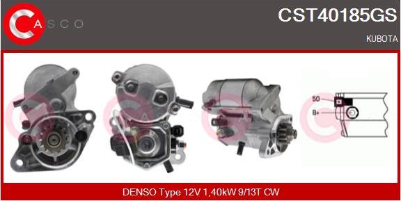 Casco CST40185GS - Стартер autosila-amz.com