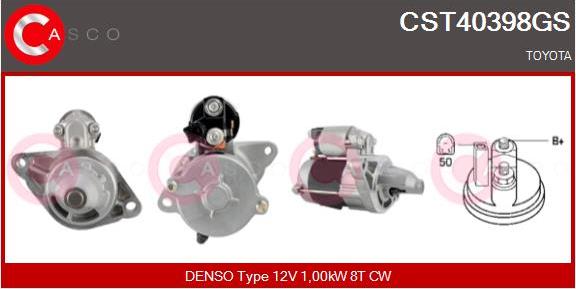 Casco CST40398GS - Стартер autosila-amz.com