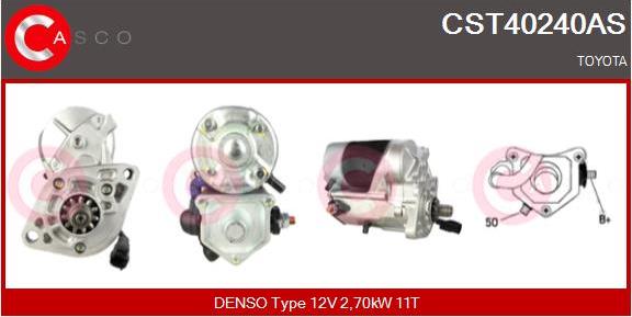 Casco CST40240AS - Стартер autosila-amz.com