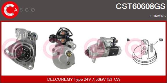 Casco CST60608GS - Стартер autosila-amz.com