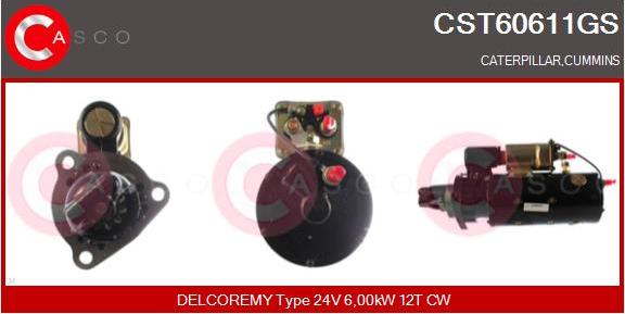 Casco CST60611GS - Стартер autosila-amz.com