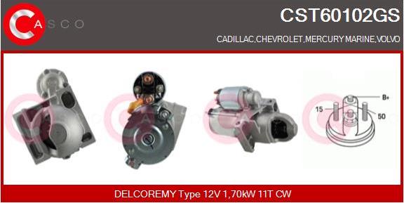 Casco CST60102GS - Стартер autosila-amz.com