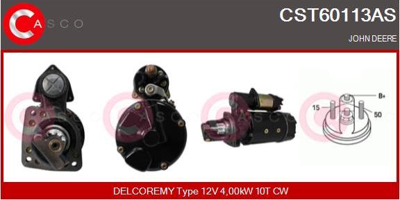 Casco CST60113AS - Стартер autosila-amz.com