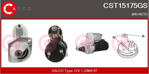 Casco CST15175GS - Стартер autosila-amz.com