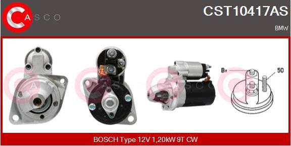 Casco CST10417AS - Стартер восстановленный autosila-amz.com