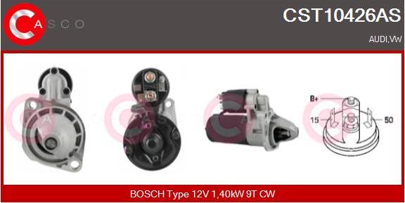 Casco CST10426AS - Стартер autosila-amz.com