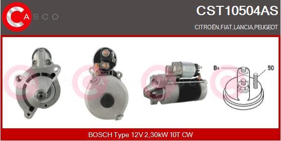 Casco CST10504AS - Стартер autosila-amz.com